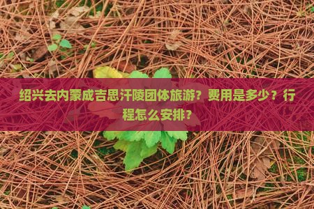 绍兴去内蒙成吉思汗陵团体旅游？费用是多少？行程怎么安排？