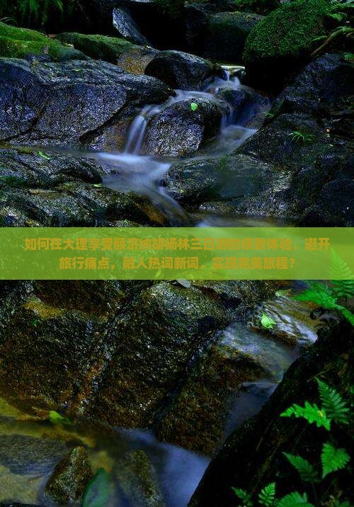 如何在大理享受额济纳胡杨林三日游的极致体验，避开旅行痛点，融入热词新词，实现完美旅程？