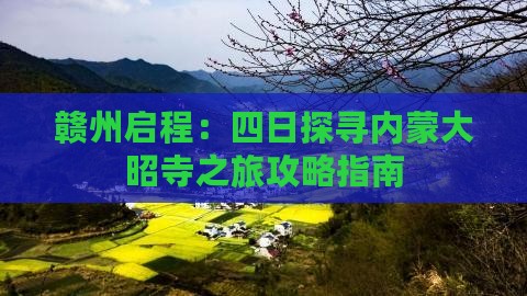 赣州启程：四日探寻内蒙大昭寺之旅攻略指南
