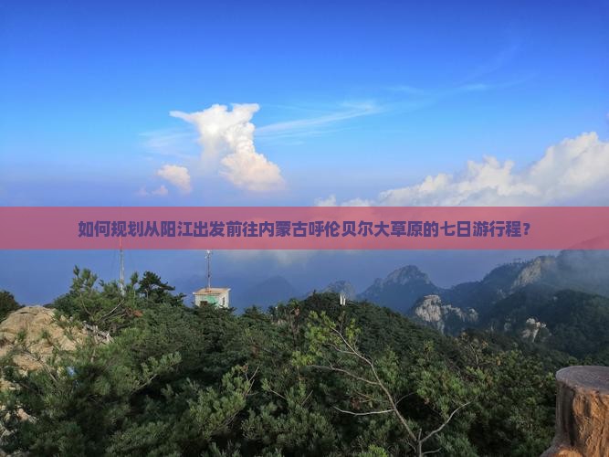 如何规划从阳江出发前往内蒙古呼伦贝尔大草原的七日游行程？