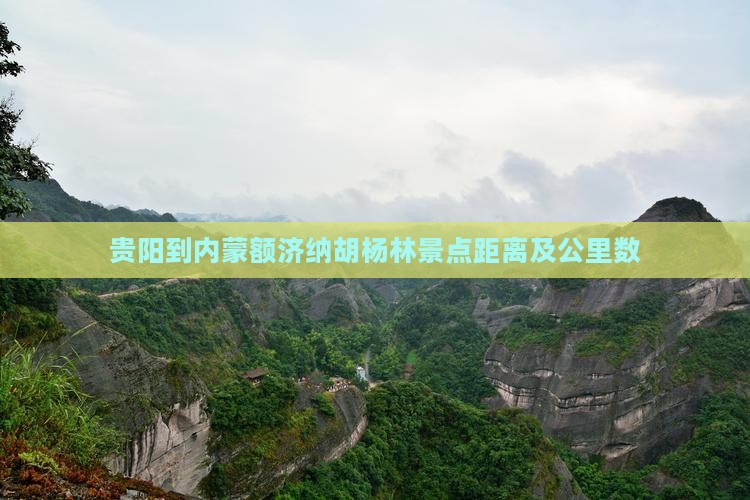 贵阳到内蒙额济纳胡杨林景点距离及公里数