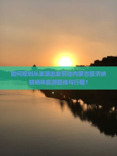 如何规划从巢湖出发前往内蒙古额济纳胡杨林旅游路线与行程？