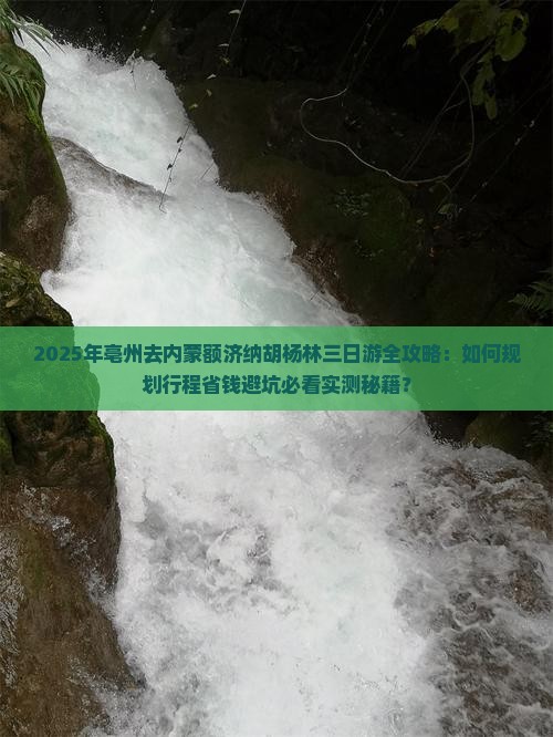 亳州去内蒙额济纳胡杨林三日游