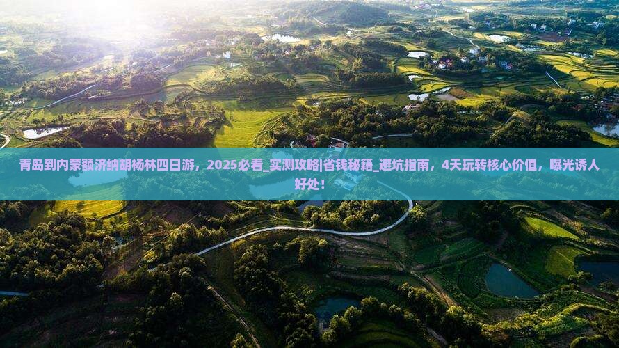 青岛到内蒙额济纳胡杨林四日游