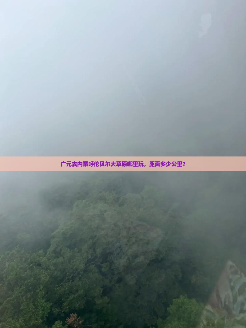 广元去内蒙呼伦贝尔大草原哪里玩