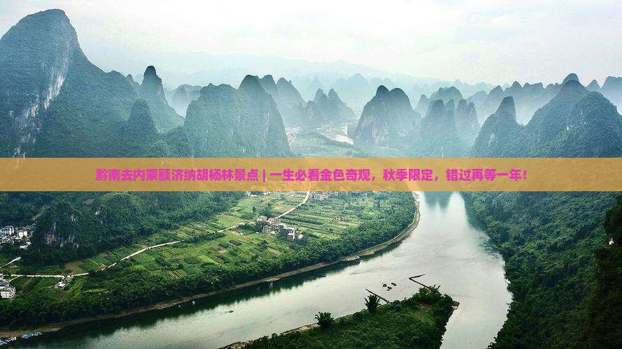 黔南去内蒙额济纳胡杨林景点