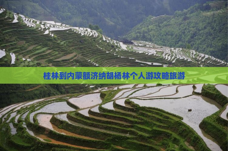 桂林到内蒙额济纳胡杨林个人游
