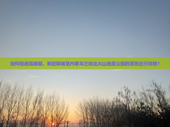 如何规避高峰期，制定聊城至内蒙乌兰哈达火山地质公园的高效出行攻略？