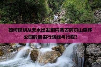 如何规划从天水出发到内蒙古阿尔山森林公园的自由行路线与行程？