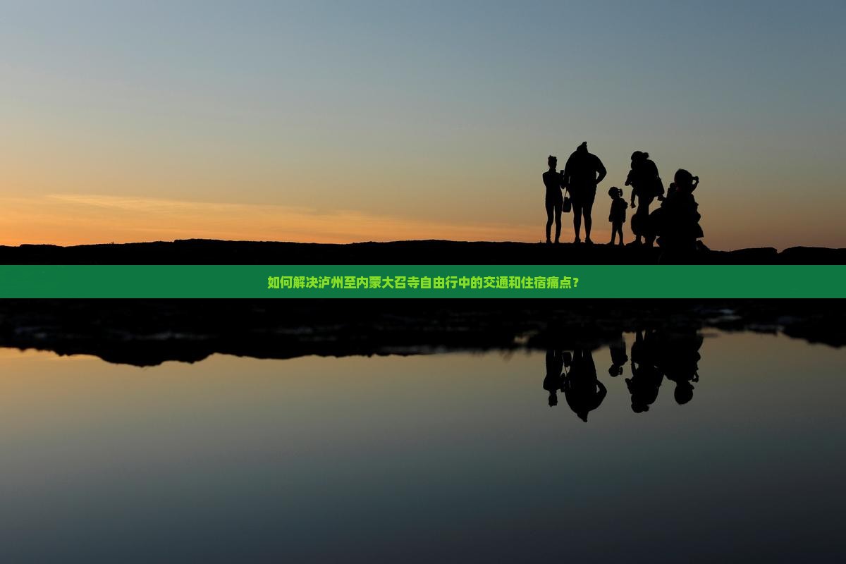 如何解决泸州至内蒙大召寺自由行中的交通和住宿痛点？