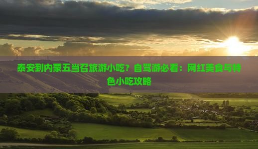 泰安到内蒙五当召旅游小吃？自驾游必看：网红美食与特色小吃攻略