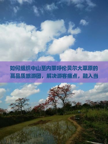 如何组织中山至内蒙呼伦贝尔大草原的高品质旅游团，解决游客痛点，融入当下热门词汇？