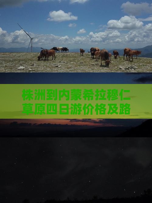 株洲到内蒙希拉穆仁草原四日游价格及路线