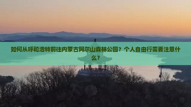如何从呼和浩特前往内蒙古阿尔山森林公园？个人自由行需要注意什么？