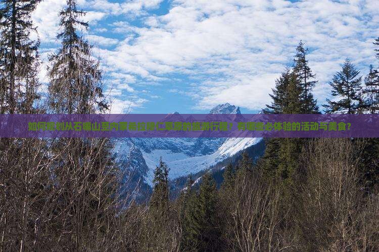 如何规划从石嘴山至内蒙希拉穆仁草原的旅游行程？有哪些必体验的活动与美食？