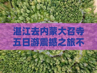 湛江去内蒙大召寺五日游