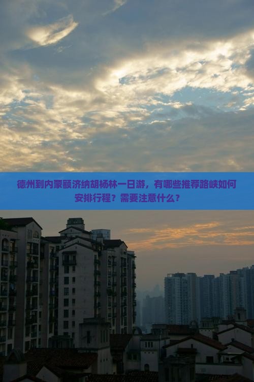 德州到内蒙额济纳胡杨林一日游，有哪些推荐路峡如何安排行程？需要注意什么？