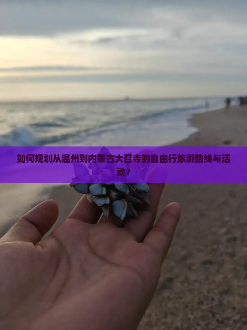 如何规划从温州到内蒙古大召寺的自由行旅游路线与活动？