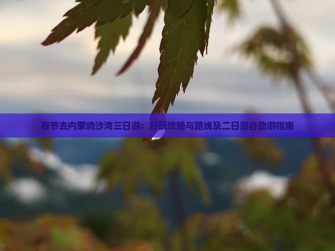 春节去内蒙响沙湾三日游：好玩攻略与路线及二日游自助游指南