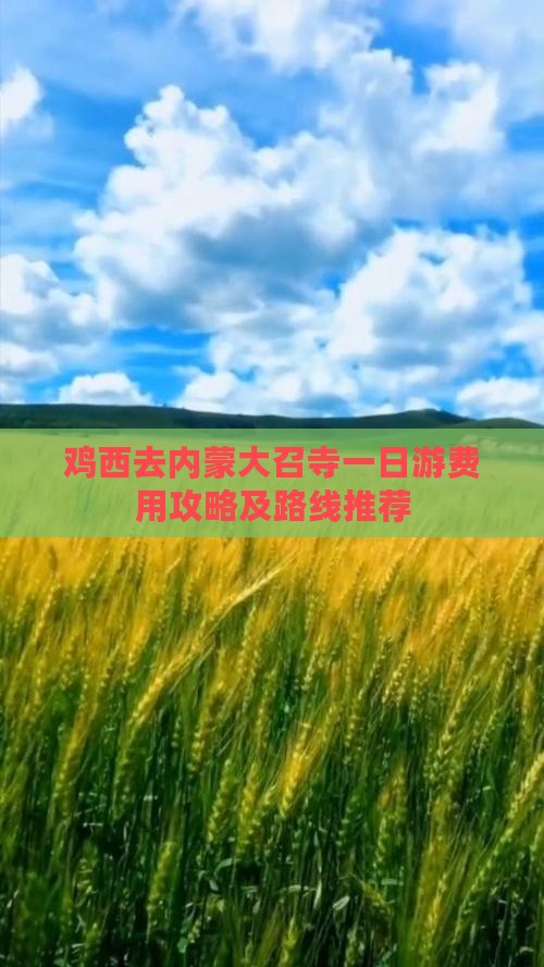 鸡西去内蒙大召寺一日游费用攻略及路线推荐