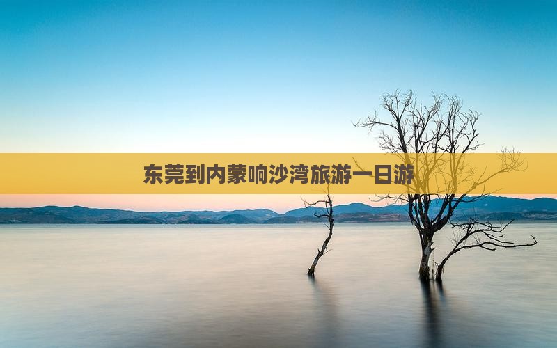 东莞到内蒙响沙湾一日游
