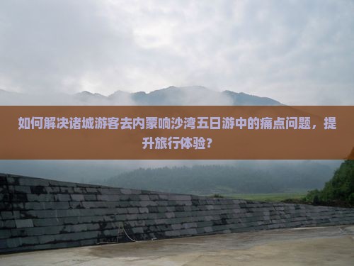 如何解决诸城游客去内蒙响沙湾五日游中的痛点问题，提升旅行体验？