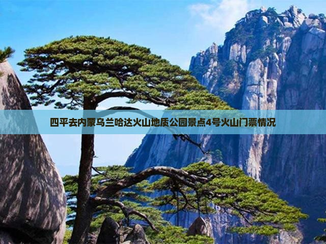四平去内蒙乌兰哈达火山地质公园景点4号火山门票情况