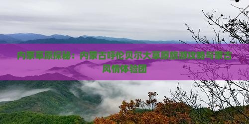 内蒙草原探秘：内蒙古呼伦贝尔大草原旅游攻略与蒙古风情体验团