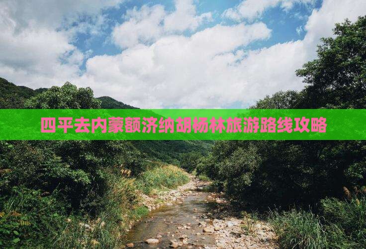 四平去内蒙额济纳胡杨林旅游