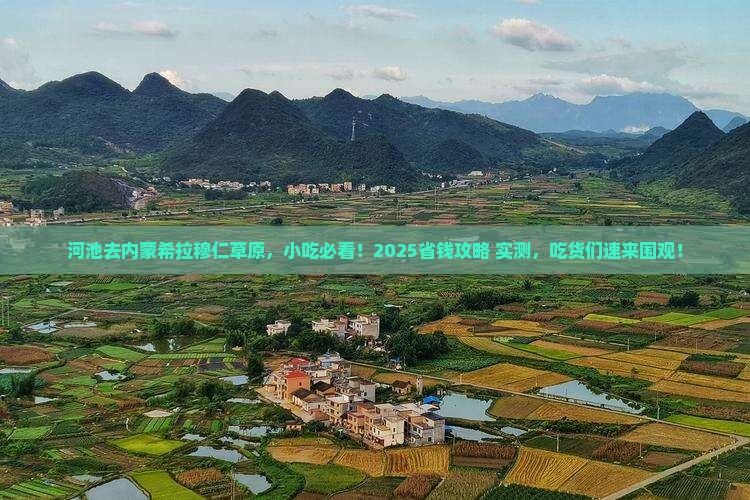 河池到内蒙希拉穆仁草原旅游小吃