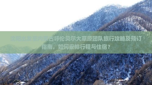 沈阳出发至内蒙古呼伦贝尔大草原团队旅行攻略及预订指南，如何安排行程与住宿？