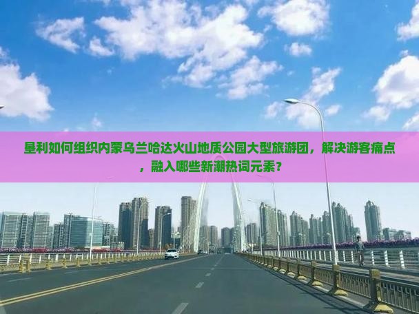 垦利如何组织内蒙乌兰哈达火山地质公园大型旅游团，解决游客痛点，融入哪些新潮热词元素？
