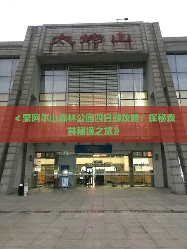 ≮蒙阿尔山森林公园四日游攻略：探秘森林秘境之旅》