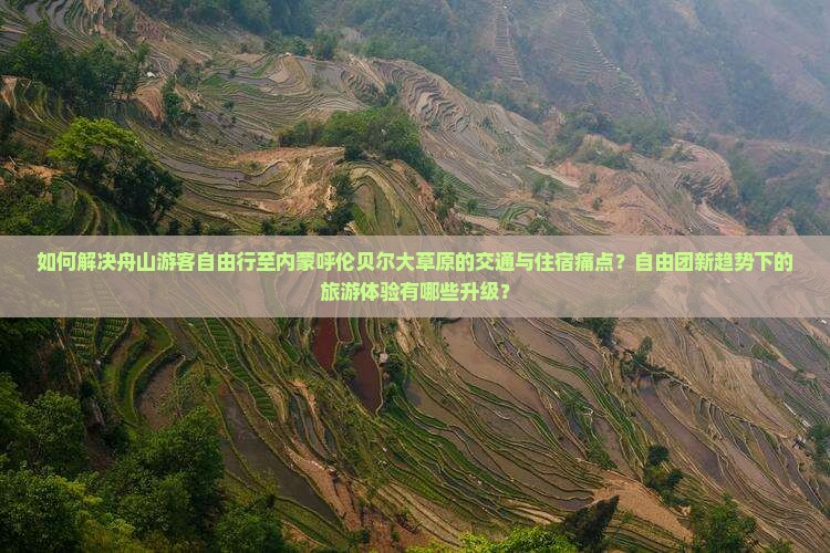 如何解决舟山游客自由行至内蒙呼伦贝尔大草原的交通与住宿痛点？自由团新趋势下的旅游体验有哪些升级？