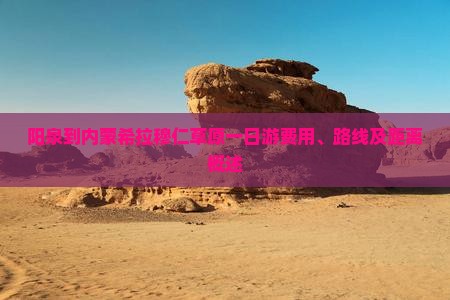 阳泉到内蒙希拉穆仁草原一日游费用、路线及距离概述