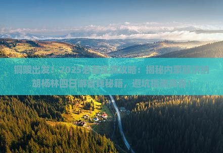 铜陵到内蒙额济纳胡杨林四日游