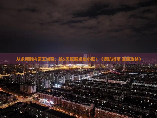 永新到内蒙五当召旅游小吃