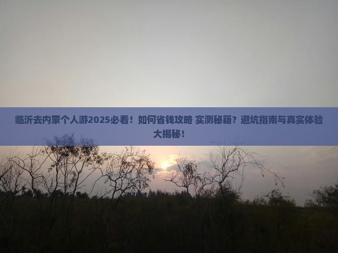 临沂去内蒙个人游
