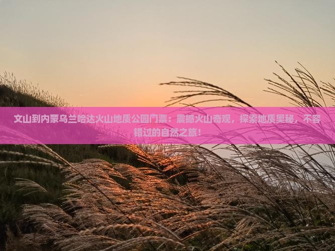 文山到内蒙乌兰哈达火山地质公园门票