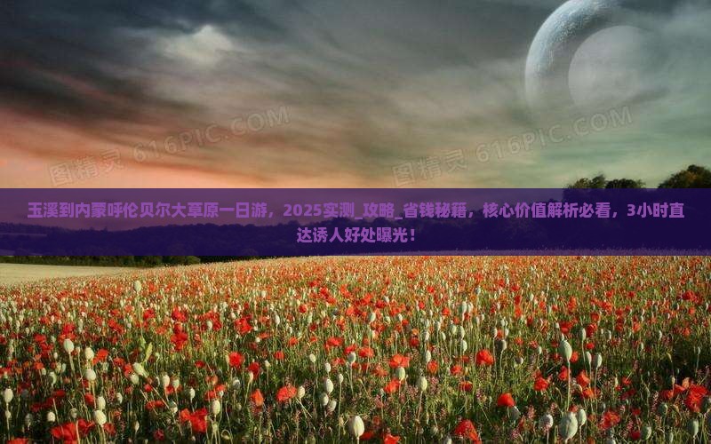 玉溪到内蒙呼伦贝尔大草原一日游