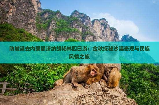 防城港去内蒙额济纳胡杨林四日游：金秋探秘沙漠奇观与民族风情之旅