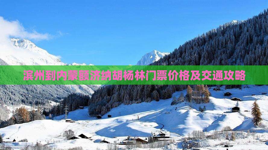滨州到内蒙额济纳胡杨林门票价格及交通攻略