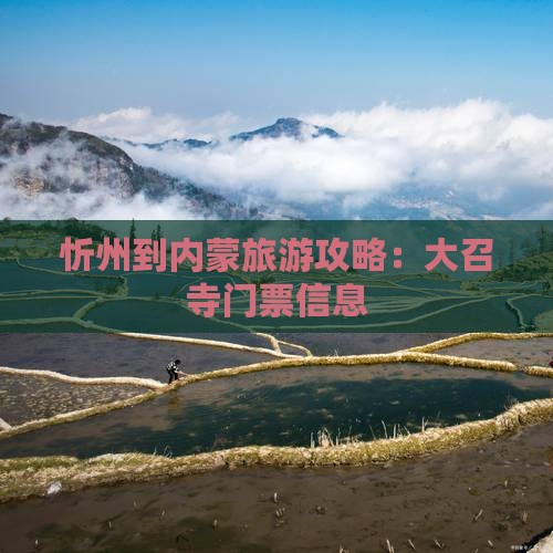 忻州到内蒙大召寺门票