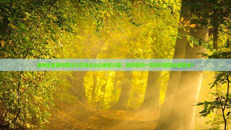 德州出发至内蒙古乌兰哈达火山地质公园，如何规划一日游行程及必看景点？