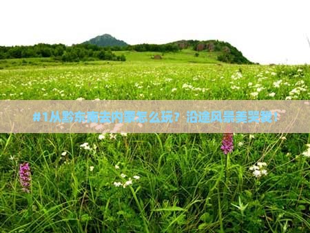 #1从黔东南去内蒙怎么玩？沿途风景美哭我！