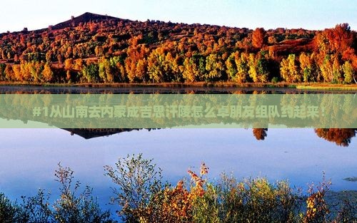 #1从山南去内蒙成吉思汗陵怎么卓朋友组队约起来！