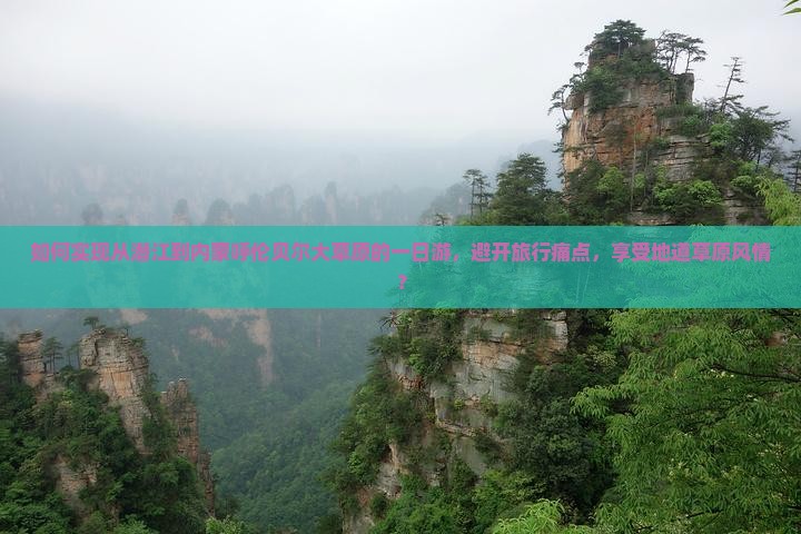 如何实现从潜江到内蒙呼伦贝尔大草原的一日游，避开旅行痛点，享受地道草原风情？