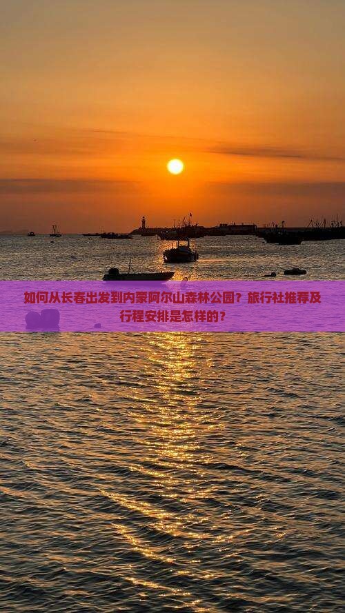 如何从长春出发到内蒙阿尔山森林公园？旅行社推荐及行程安排是怎样的？