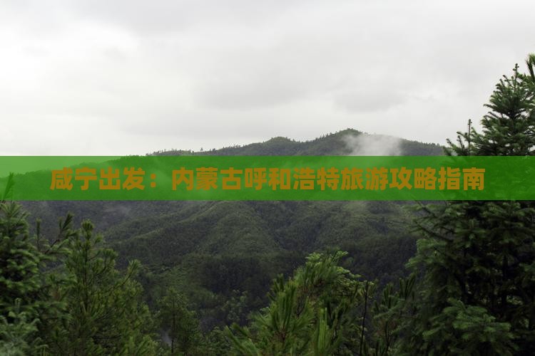 咸宁出发：内蒙古呼和浩特旅游攻略指南