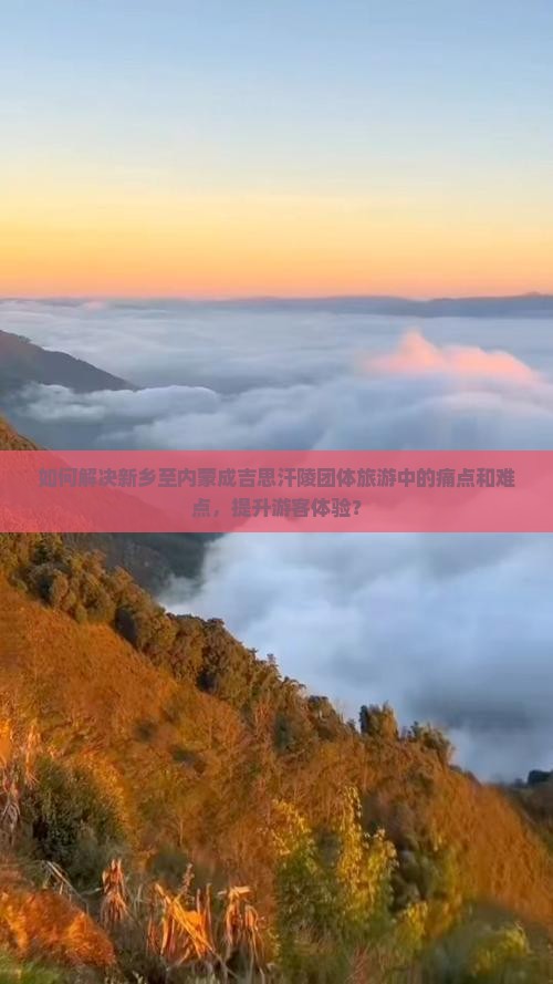 如何解决新乡至内蒙成吉思汗陵团体旅游中的痛点和难点，提升游客体验？